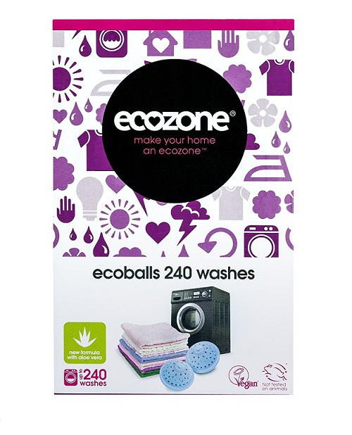 Шарики для стирки белья на 240 стирок, Ecozone (GB)